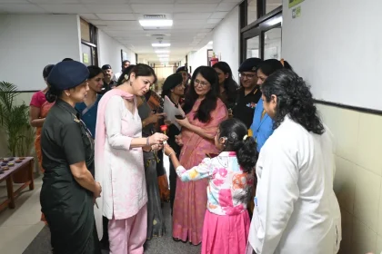 Anupama Pushkar Visits Special Needs Children at Command Hospital Pune