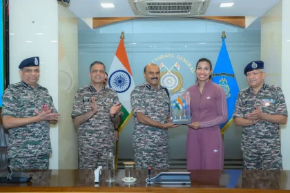 CRPF DG G P Singh Felicitates Asian Games Gold Medalist Boxer Lovlina Borgohain