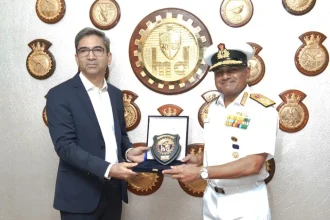 Navy Chief Visits Mazagon Dock to Review Preparedness for Future Naval Projects