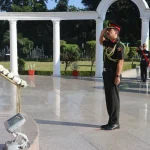 Officer Saluting