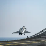 Rafale Marine Completes Maiden Landing on INS Vikrant on First Attempt