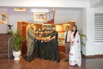 34 RIMC Cadets Visit Shatrujeet Brigade, Get First-Hand Exposure to Elite Airborne Forces