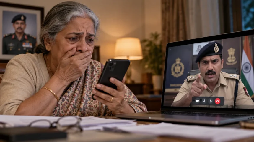 कोलकाता में डिजिटल अरेस्ट ठगी में भारतीय सेना के अधिकारी की विधवा से 15 लाख की ठगी
