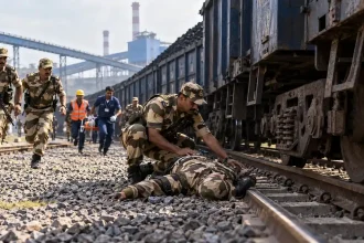 एनटीपीसी फरक्का में ड्यूटी पर तैनात CISF जवान कोयला ट्रेन की चपेट में आया