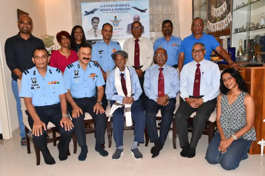 Indian Air Force Celebrates 102nd Birthday of Veteran HFO Samuel James Dominic