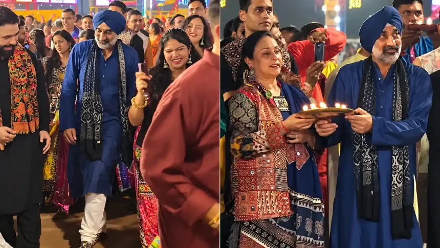 Indian Air Force Chief Joins Garba Celebrations in Vadodara, Performs Maa Chandraghanta Aarti