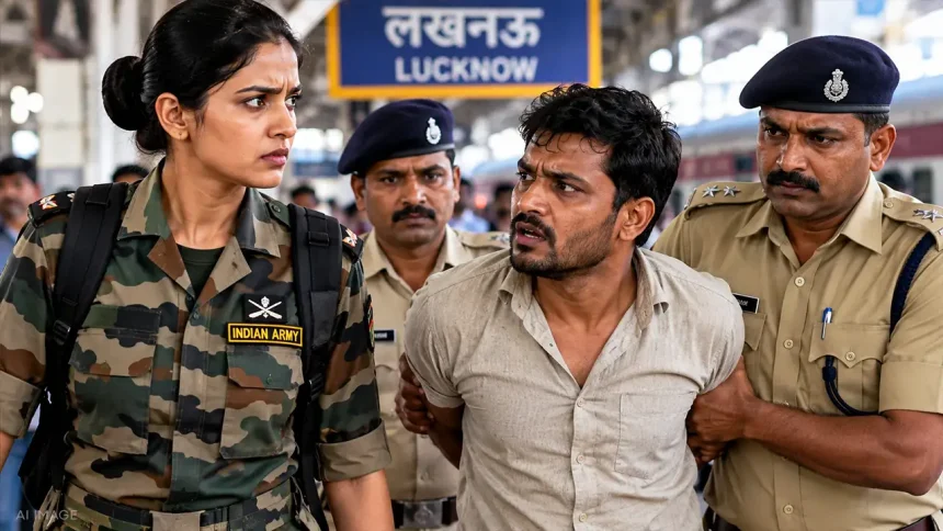 लखनऊ रेलवे स्टेशन पर महिला सेना अधिकारी से कथित छेड़छाड़, आरोपी हिरासत में